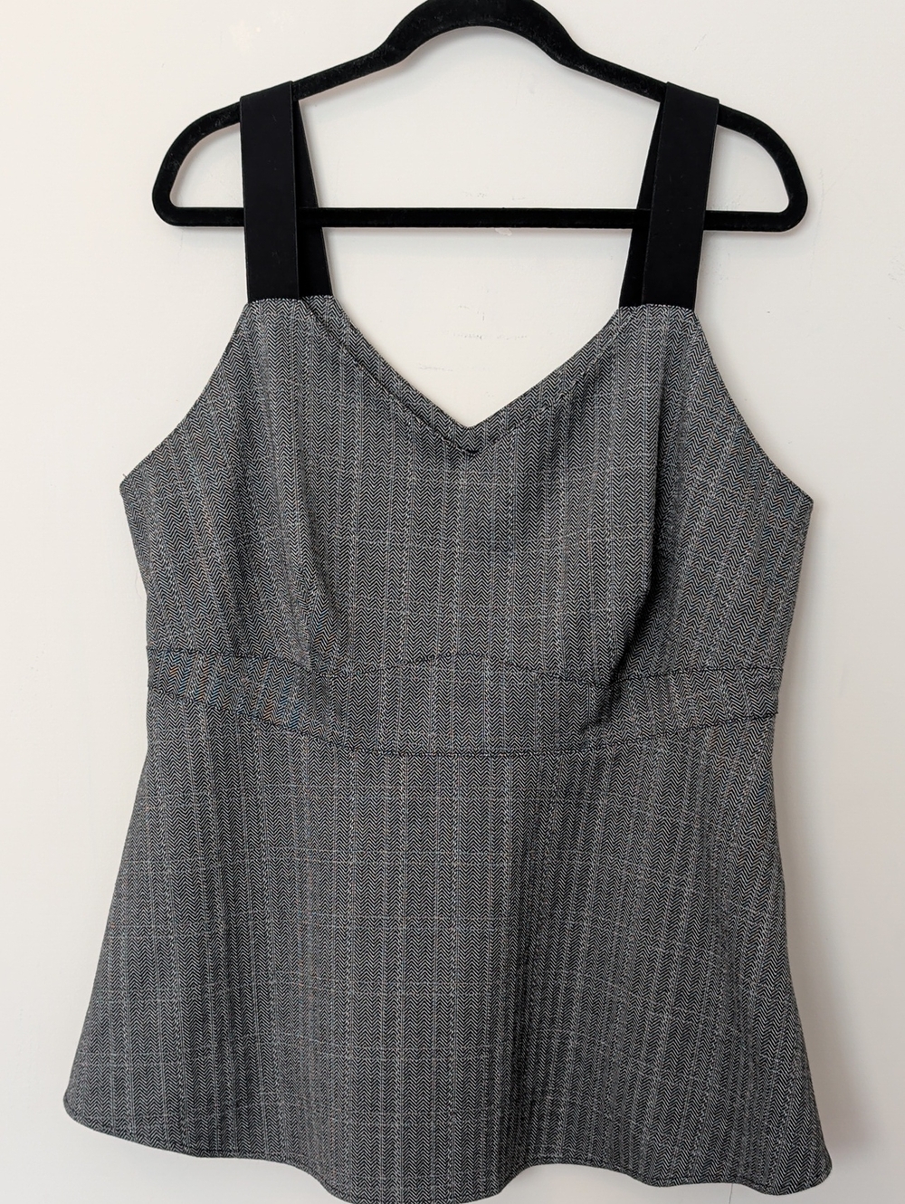 Torrid Herringbone Peplum Top